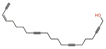 (Z)-19-Docosene-2,7,13,21-tetrayn-1-ol